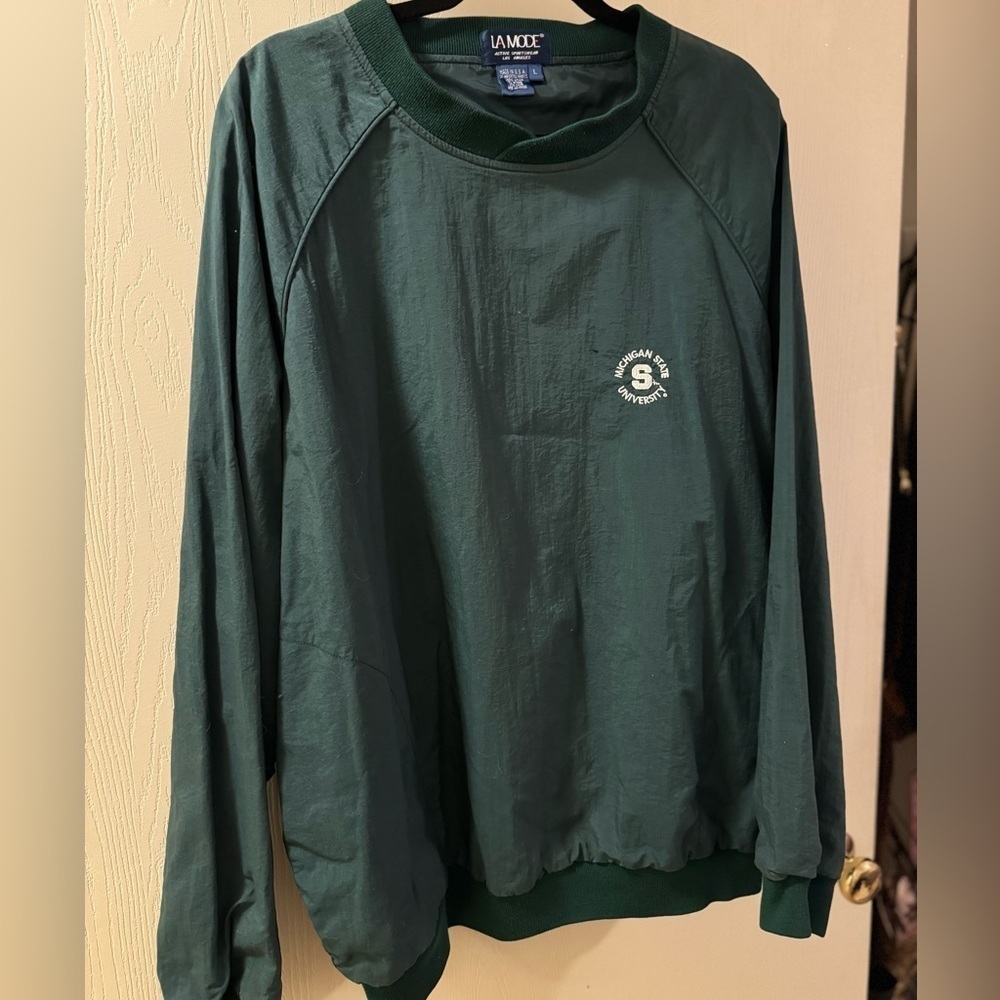 Vintage MSU windbreaker